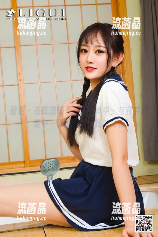 丽柜 - 在蕊蕊的无圣光写真中，与花共舞，笼中一切都振动着我的灵魂！